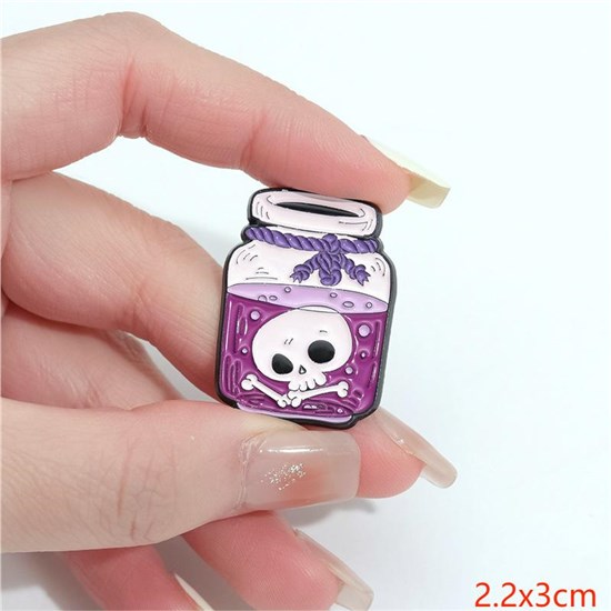 Gothic Style Magic Witch Potion Enamel Pin Brooch Badge