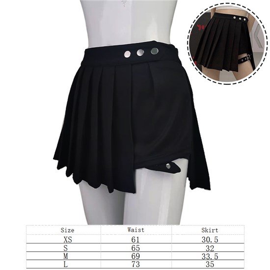 Gothic Black Skirt Punk Sexy Mini Skirts