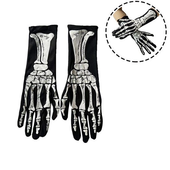 Halloween Skeleton Gloves Gothic Gloves