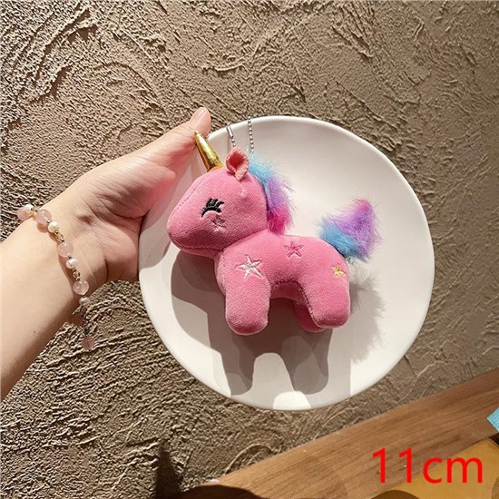 Unicorn Anime Plush Doll Soft Toy Keychain