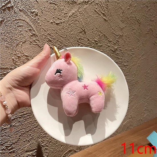 Unicorn Anime Plush Doll Soft Toy Keychain