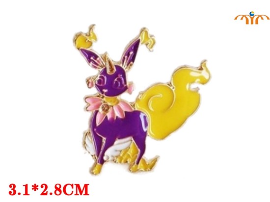 Anime Unicorn Alloy Badge Pin