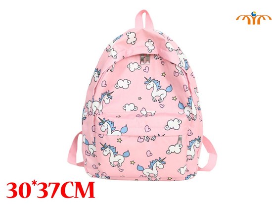 Anime Unicorn Canvas Backpack Bag
