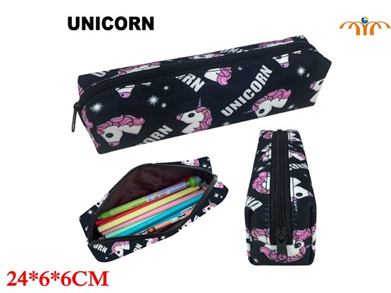 Unicorn Canvas Pencil Bag