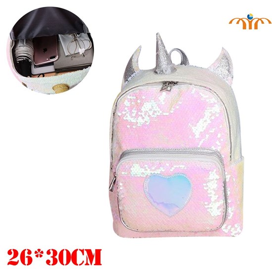 Anime Unicorn PU Leather Backpack Bag