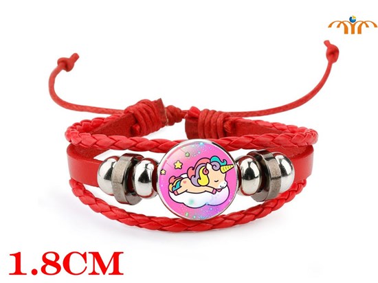 Anime Unicorn Weaving Bracelet