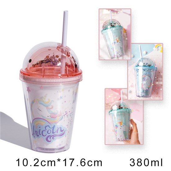 Unicorn Lovely Plastic Cup 