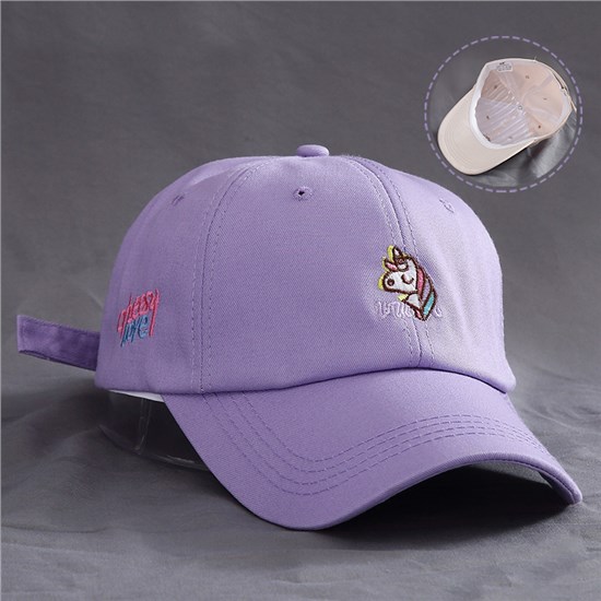 Unicorn Purple Baseball Cap