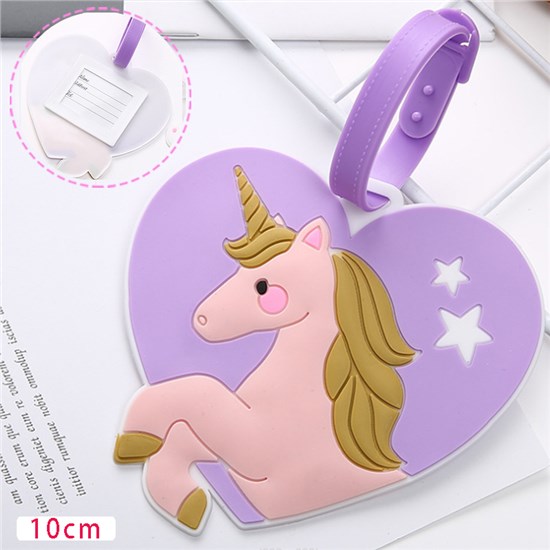 Unicorn Luggage ID Tag for Suitcases on Vacations or Backpacks