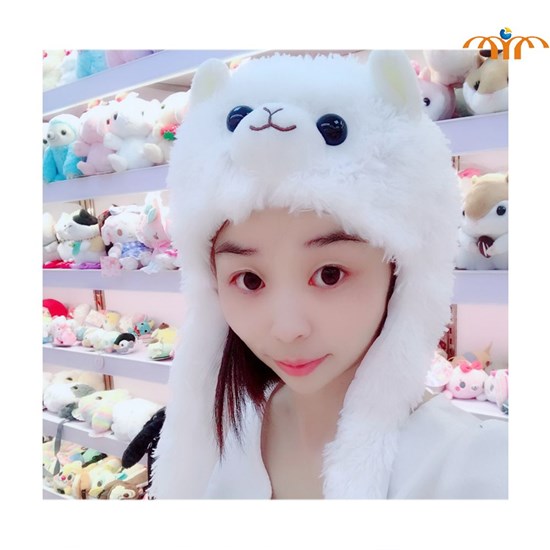 Anime Alpaca Plush Hat