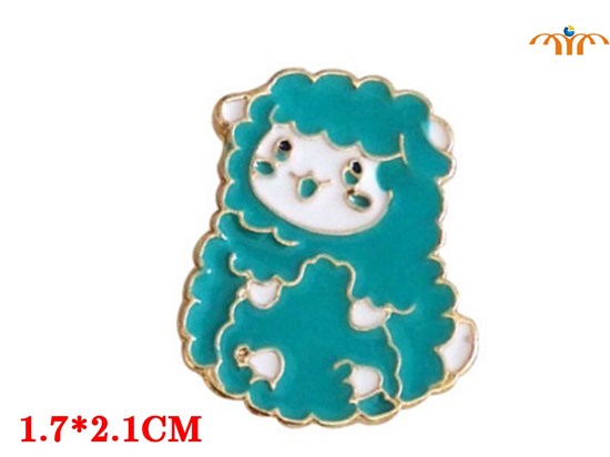 Anime Alpaca Alloy Badge Pin