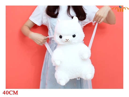 Anime Alpaca Plush Shoulder Bag