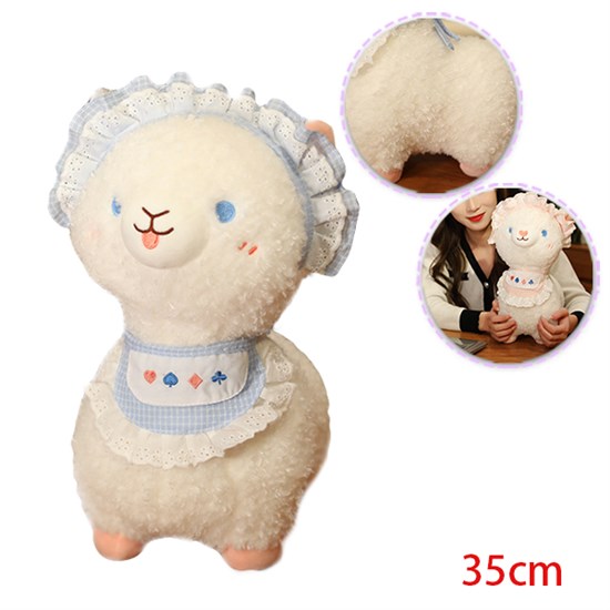 Cute Llama Alpaca Lolita Plush Toy Soft Stuffed Animal Doll