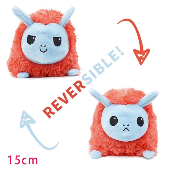 Reversible Plushie Alpaca Llama Stuffed Animal Reversible Mood Plush Double-Sided Flip Show Your Mood!