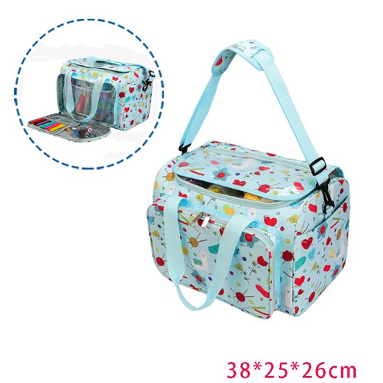 Alpaca Llama Wool Knitting Crochet Storage Bag