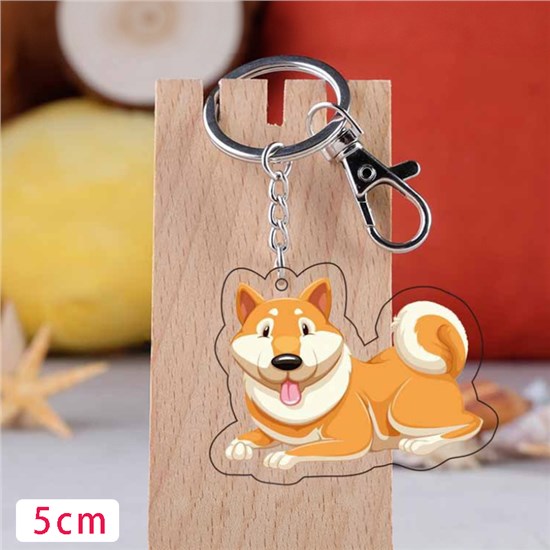 Shiba Inu Acrylic Keychain 