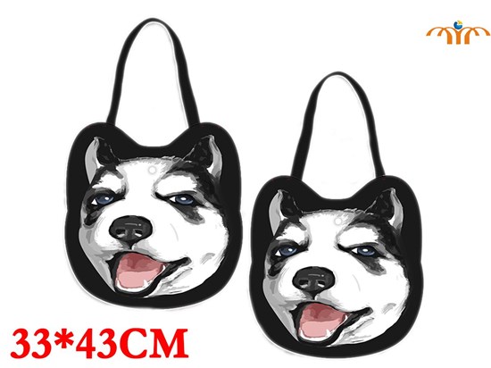 Anime Husky Dog Shopping Bag