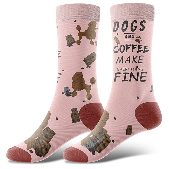 Novelty Poodle Socks Funny Pet Dog Socks