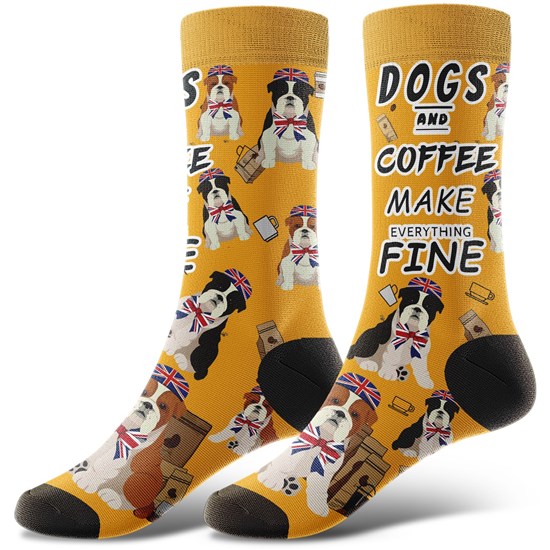 Novelty English Bulldog Socks Funny Pet Dog Socks