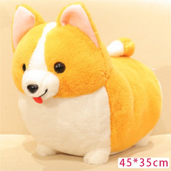 Corgi Stuffed Animal Soft Dog Plush Hugging Pillow Toy Gifts for Kids