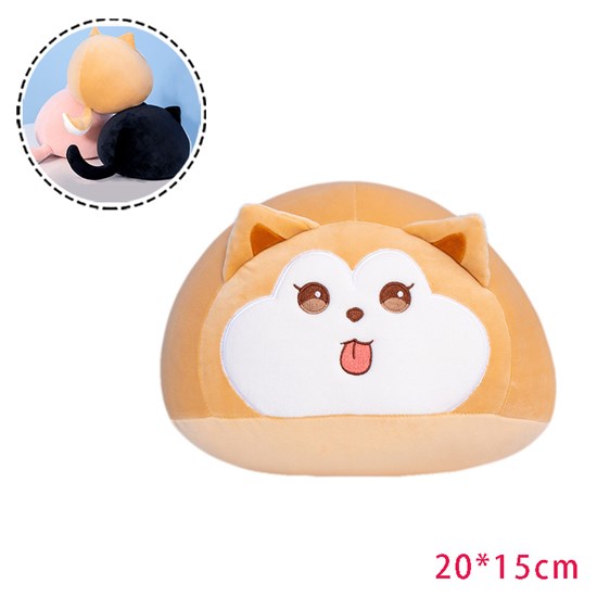 Cute Akita Dog Animal Soft Plush Hugging Pillow Toy