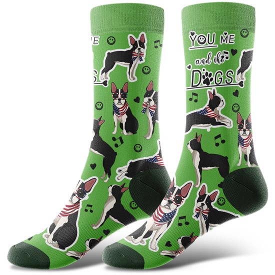 Novelty Boston Terrier Socks Funny Pet Dog Socks