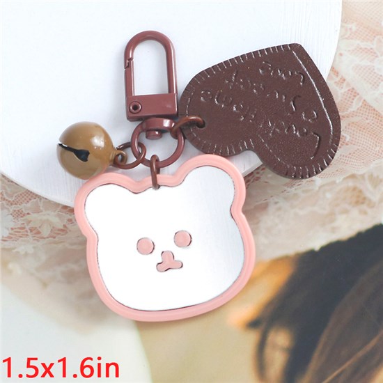 Cute Bear Acrylic Fashion Bag Pendant Charm Keyring Keychain