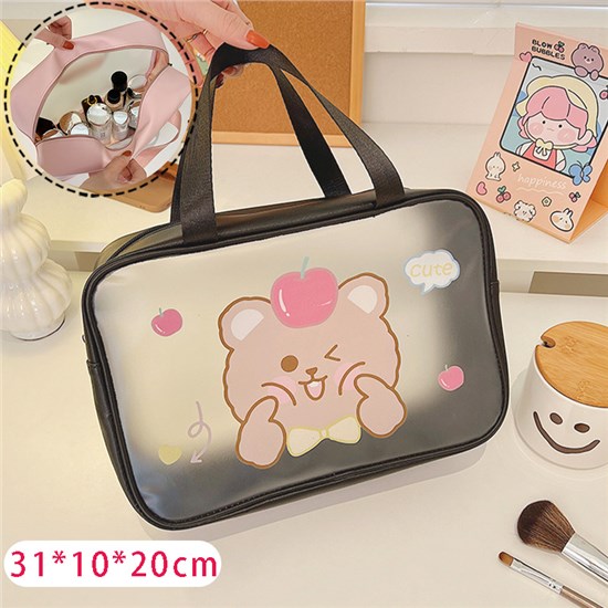 Cartoon Bear PVC Makeup Bag