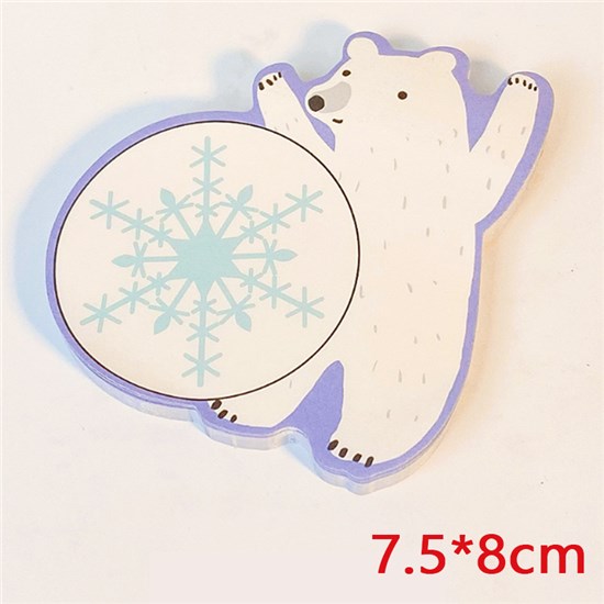 Cute Polar Bear Sticky Notes Office Supplies