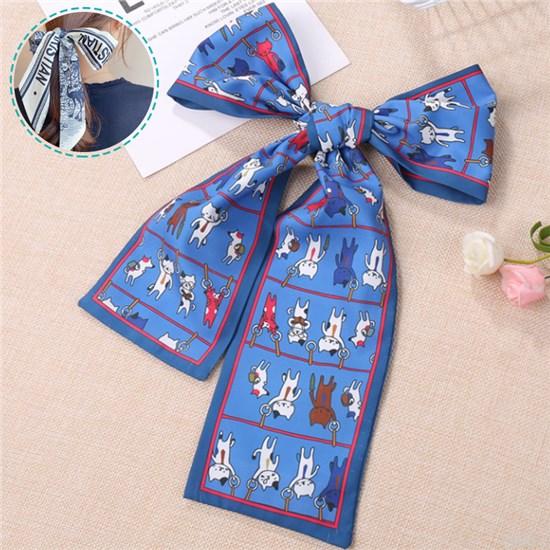 Cats Hair Band Hair Scarf Vintage Accessories for Women Girls