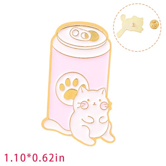 Lovely Cat Enamel Pin Brooch