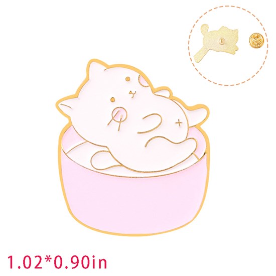 Lovely Cat Enamel Pin Brooch