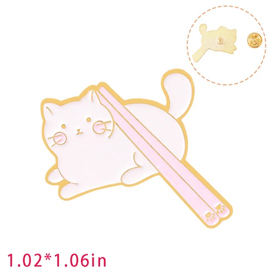 Lovely Cat Enamel Pin Brooch
