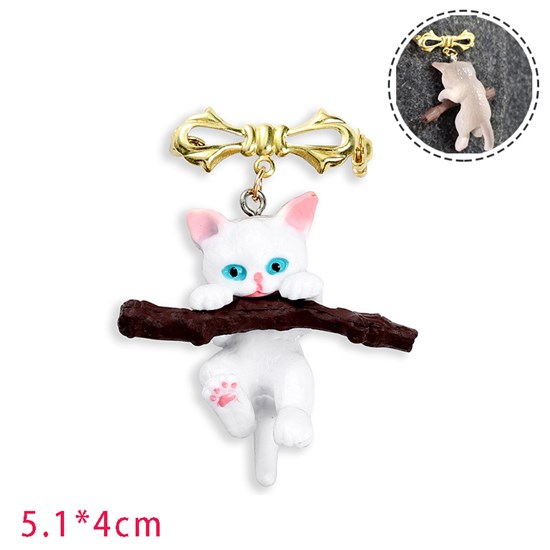 Cute Cartoon Animal Cat Enamel Pin Brooch