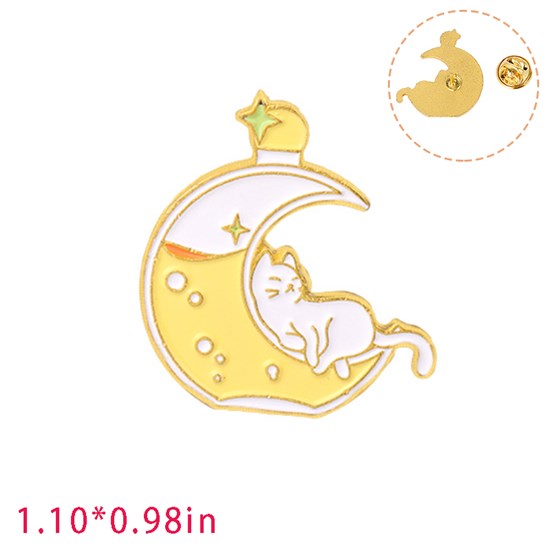 Cute Cartoon Animal Cat Enamel Pin Brooch