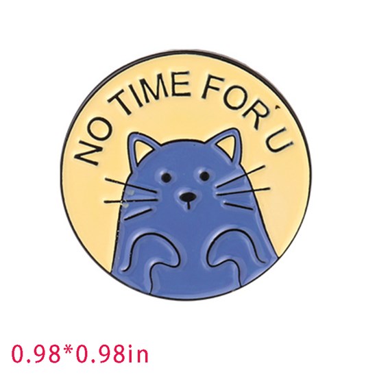 Cute Cartoon Animal Funny Cat Enamel Pin Brooch