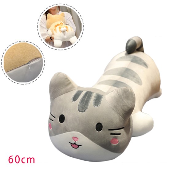 Lovely Cat Animal Soft Plush Hugging Pillow Toy Gifts for Kids