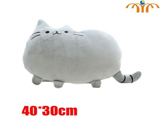 Cat Anime Grey Pillow