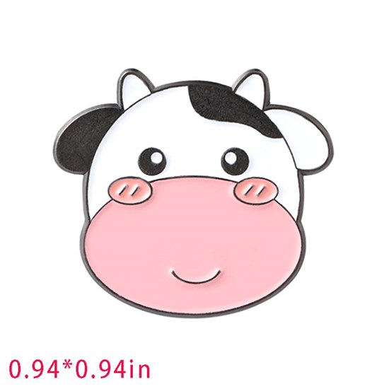 Cute Cow Enamel Brooch Pin Badge