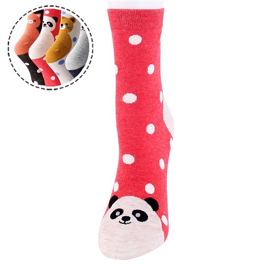 Womens Panda Socks Cute Animal Cotton Ankle Sock Funny Colorful Novelty Sox Women Gift
