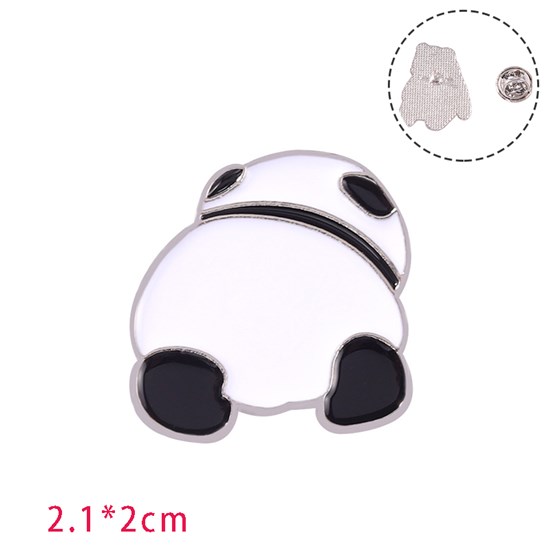 Cute Cartoon Animal Funny Panda Enamel Pin Brooch