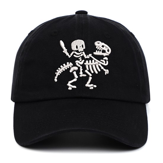 Halloween Skeleton Embroidered Baseball Cap