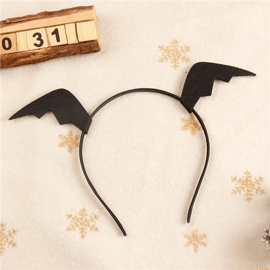 Halloween Bat Wing Headband Devil Bat Hair Clip Hair Hoop Cosplay