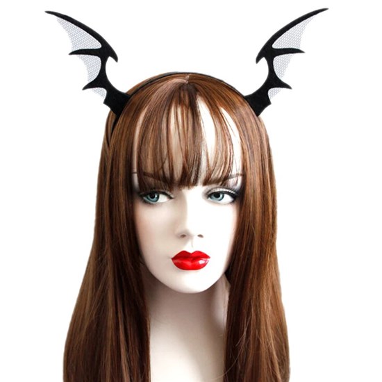 Halloween Bat Wing Headband Devil Bat Hair Clip Hair Hoop Cosplay
