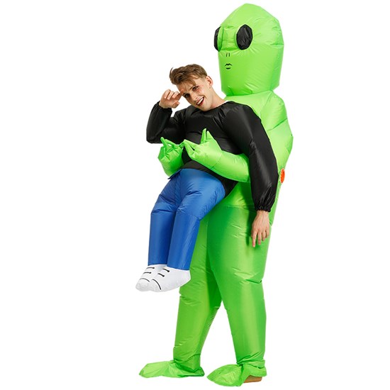 Alien Adult Inflatable Costume Alien Halloween Blow up Costumes