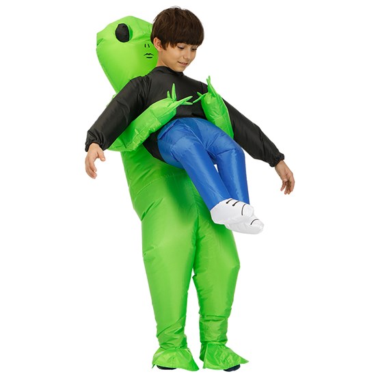 Alien Child Inflatable Costume Alien Halloween Blow up Costumes