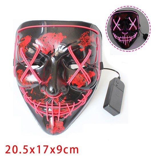 Halloween LED Light up Mask Halloween Scary Cosplay