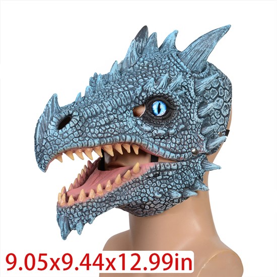 Dinosaur Moving Mask Latex Mask Halloween Gift