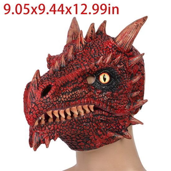 Dinosaur Latex Moving Mask Halloween Gift 