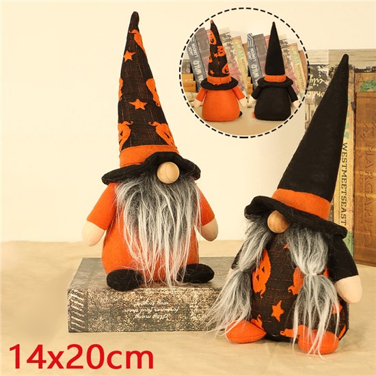 Halloween Gnome Plush Doll Set